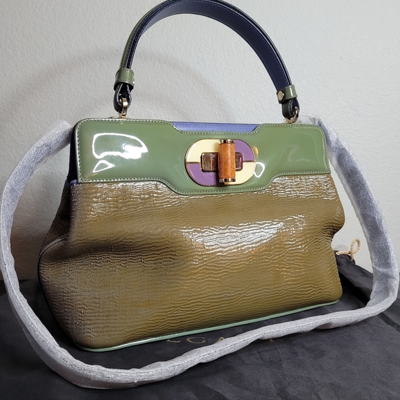 Bvlgari Isabella Rossellini Top Handle Shoulder Bag - Picture 1 of 16